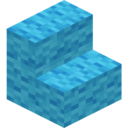 Light Blue Wool Stairs